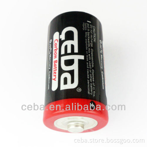 China manufacturer/Shenzhen battery/Shrink wrap/r14 zinc carbon battery 1.5v c